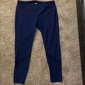 Dark blue workout leggings